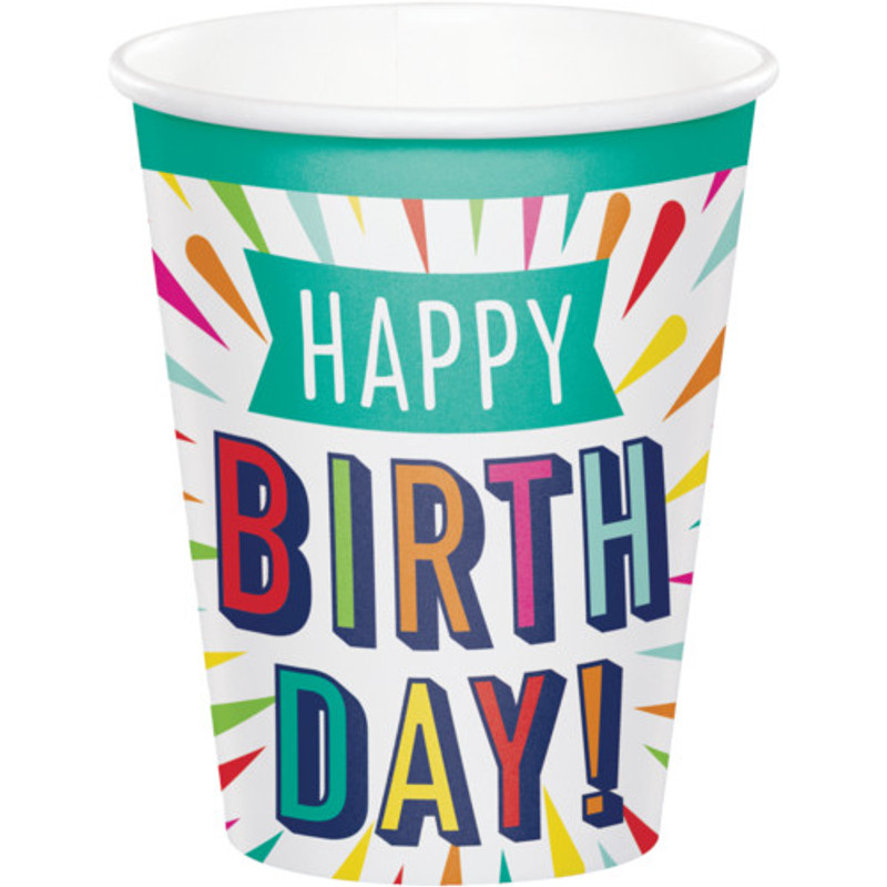 Birthday Burst Cups