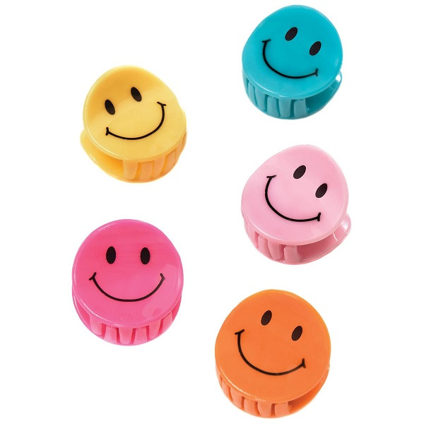 Smiley Hair Clips - Party Time, Inc.