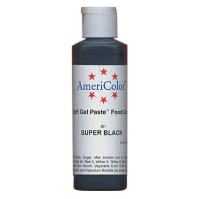 Black Americolor Clear Icing Color 4oz