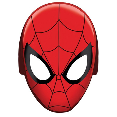 Child Spider-Man Webbed Wonder Mask Hat 7in x 7in