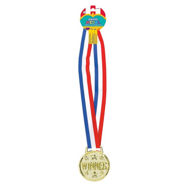 Plastic Gold Winners Medals With Ribbon Necklace - 40 PCS Award Medals For Kids Party Trophy Medal Kids Adults Sports Day Medals Suitable For Party Awards The Start Of School Talent Show