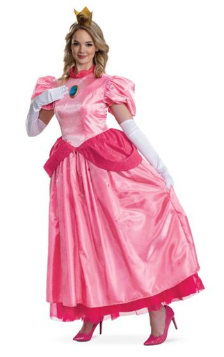 princess peach light up dress The Princess Peach Version Lighter Color- Princess Costume - Mario Game  Available for Shipping