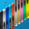POSCA PCF-350 Brush Tip Paint Marker Set arranged in a creative display with modern, colourful elements.