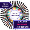 POSCA PC-3M Fine Bullet Tip Paint Marker Bundle – 45 Colours for crafting, scrapbooking, and creative projects. | PoscART