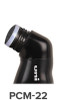 Close-up of POSCA PCM-22 MOP’R marker showing ultra-wide black foam tip for bold application