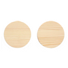 DIY Round Wooden Coasters – Perfect for Painting, Engraving & Custom Creative Projects (Set of 2) (UMWCST02) | POSCART