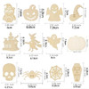 DIY Wooden Halloween Craft Decorations Assorted | Set of 6 