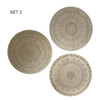 POSCART DIY 3 Assorted Wooden Mandalas Bundle with 24 POSCA markers featuring Set 1 wooden mandala disc designs