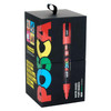 POSCA PC5M gift box packaging with red marker and colourful branding