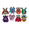 POSCA coloured in monster cards set of 8 featuring playful cartoon monster designs printed on cardstock for creative colouring with paint markers