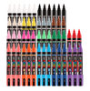 POSCA PC-5BR brush tip paint markers in 16 assorted colours, bulk bundle of 60