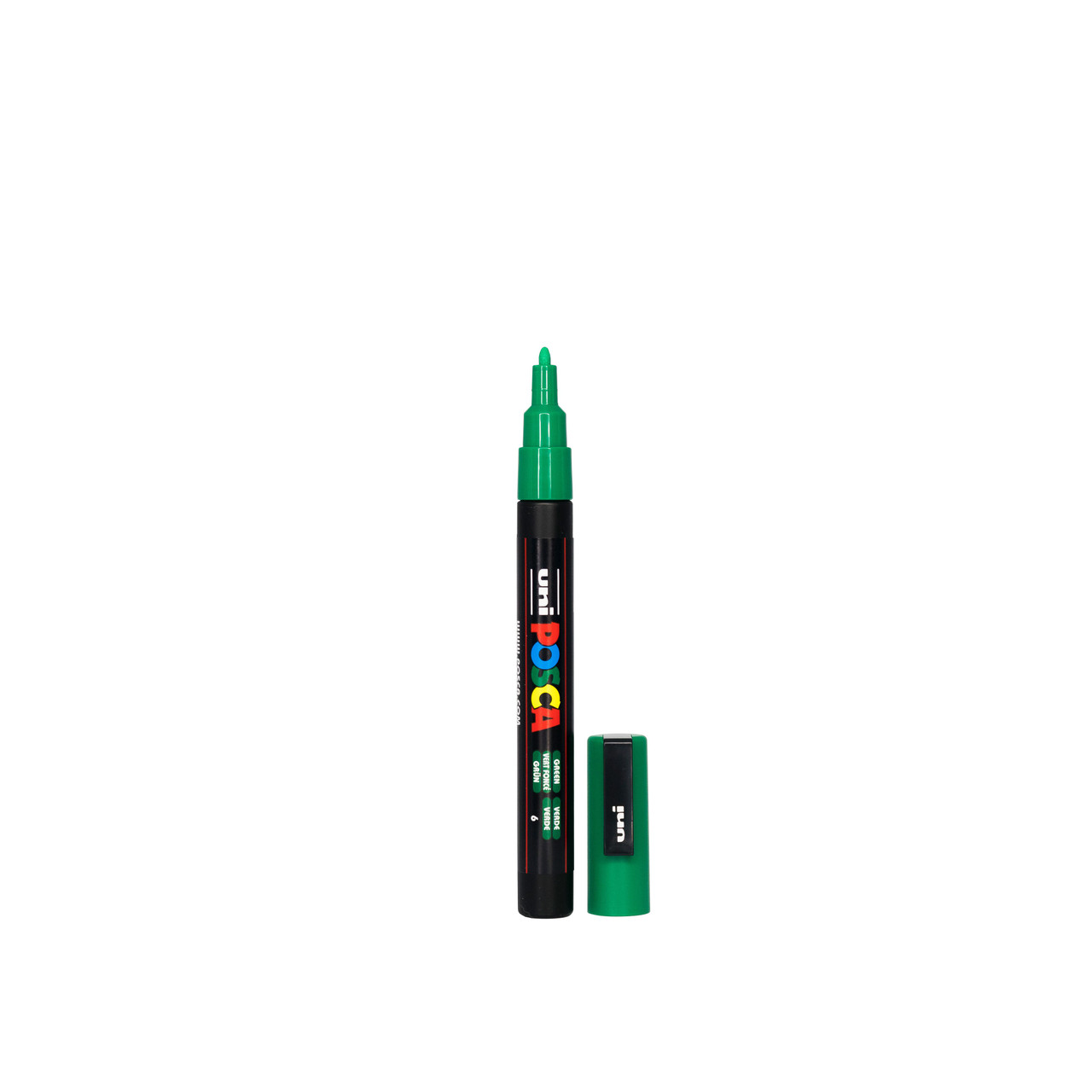 POSCA Black & White Bullet Tip - Set of 6 Pens (PC-5M, PC-7M, PC-3M)