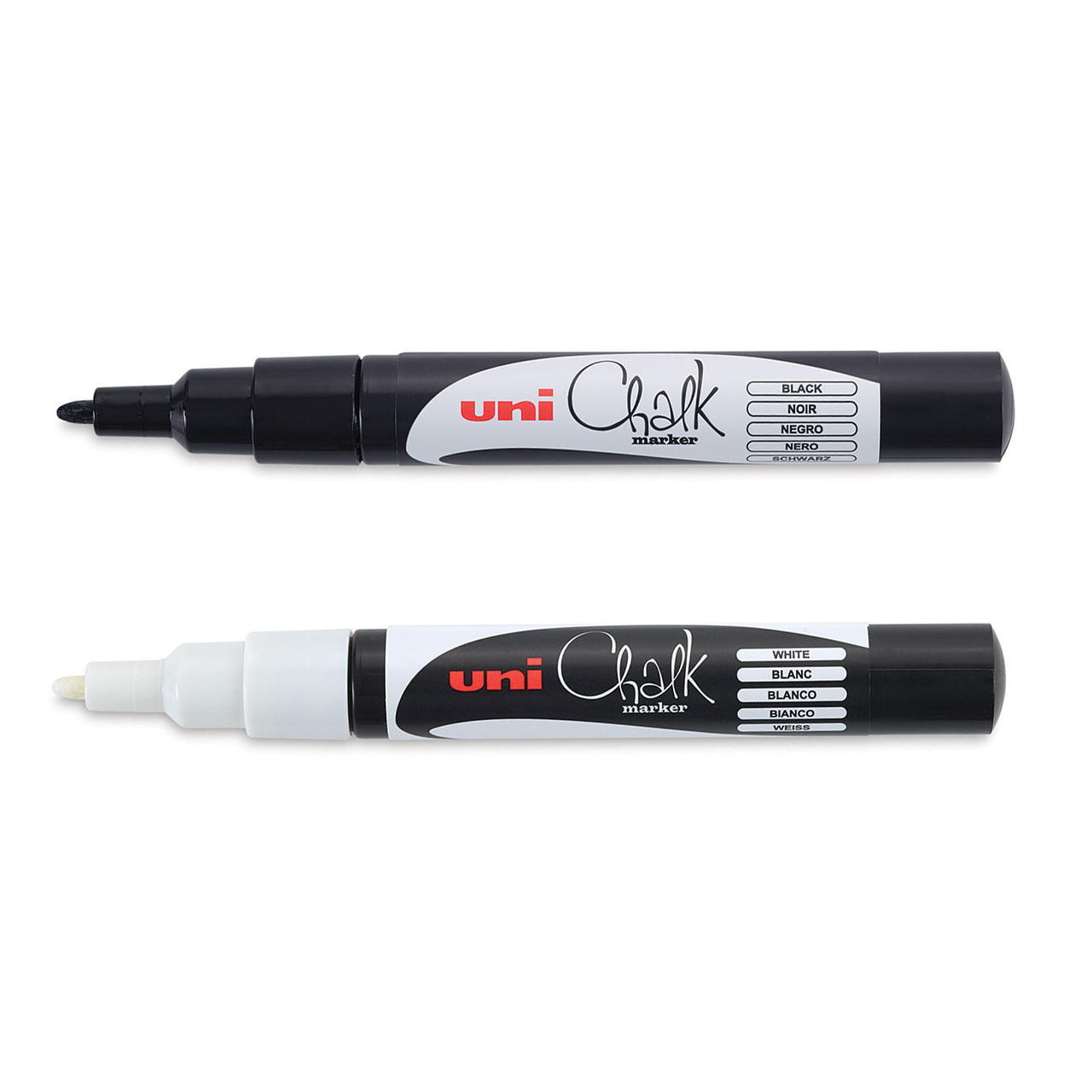 Uni Chalk Marker Bullet Tip 1.8mm Black