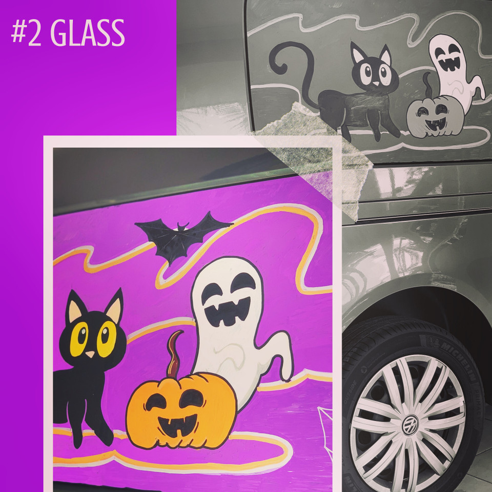 Create Spooky & Stunning Halloween Window Art with Posca Markers!