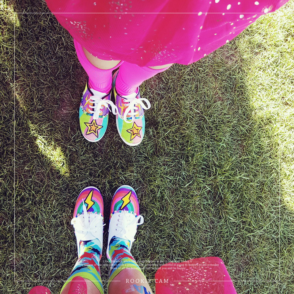 Posca On Canvas Shoes for Colour Run Fun