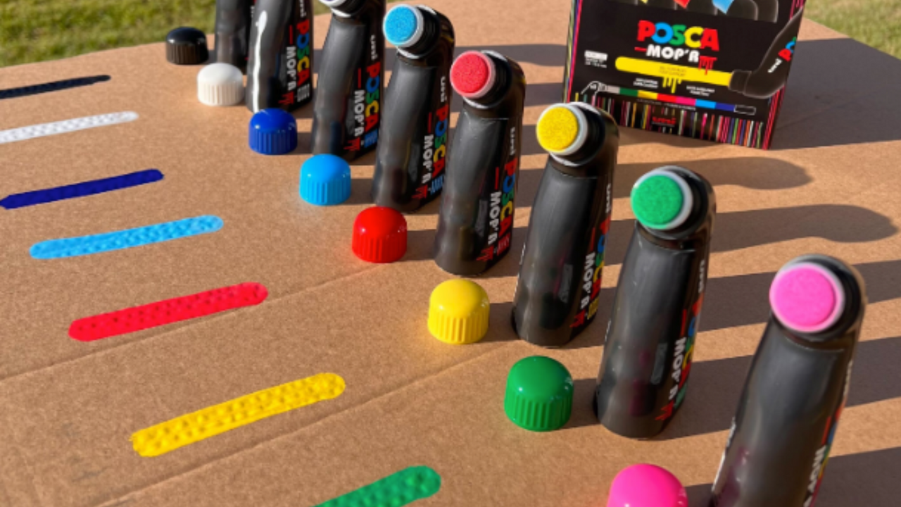 Urban Creativity: Street Art with Posca Mop’r PCM-22