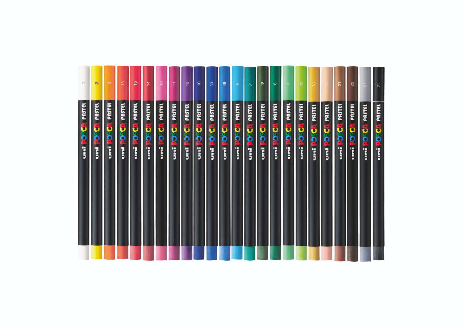 Uniball POSCA Pastel In Kit of 24 Colours (KPA-10024C) PoscART
