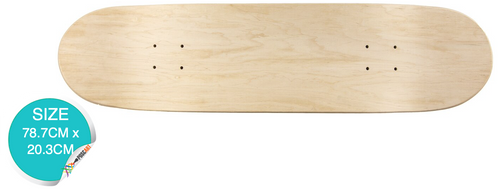 Blank Skateboard Deck To Posca Your Own Rideable Custom Skateboard | PoscART