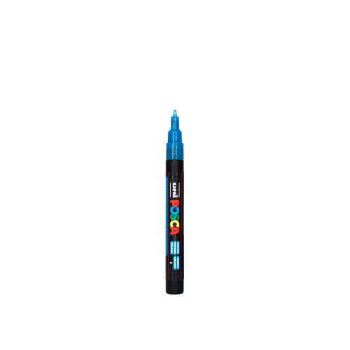 Posca Marker Fine Point Tip 3M [Glitter Light Blue]