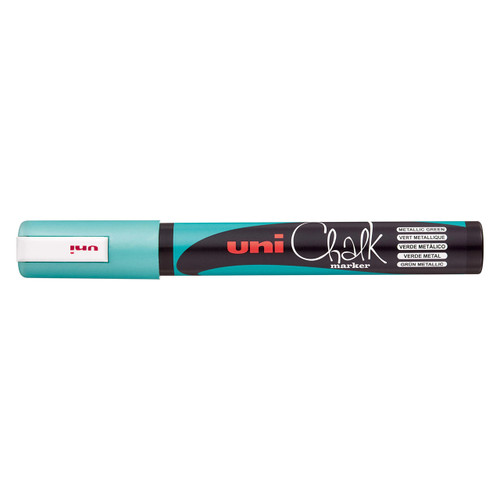 Uni Liquid Chalk Marker Bullet Tip Fluoro Green