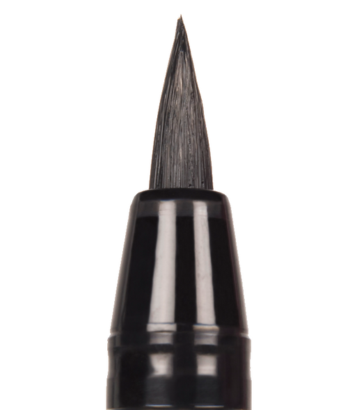 POSCA PCF-350 brush marker close-up showing the flexible brush tip for detailed lines and expressive strokes. | PoscART