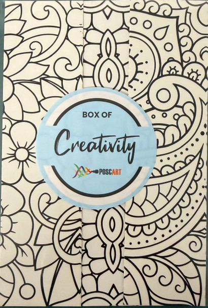 Set of coloured mandala bookmarks created with POSCA markers in pink, blue, and green designs