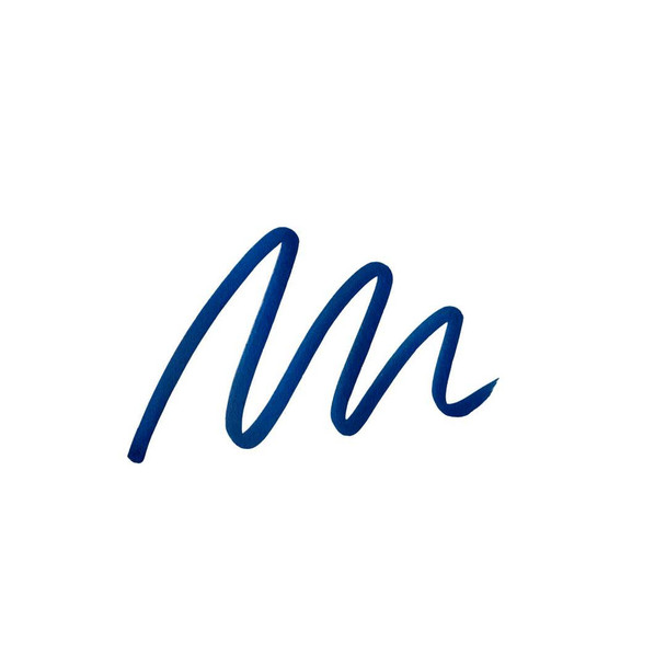 Blue sample brush stroke made with POSCA PC 5BR paint marker