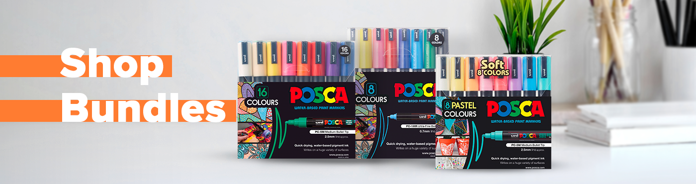 PoscART POSCA PC-1M Kit (PC1M) - 29 Colour Bundle