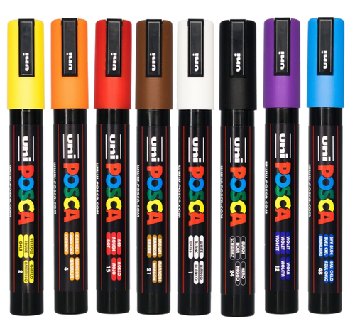 POSCA Pen, PC17K Marker, Full Set of 10 colours, Australia