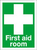 First aid room sign