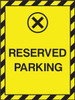 Reserved parking.