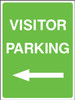 Visitor parking left