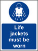 Life jackets must be worn