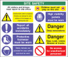 Site safety 2 costruction Correx sign