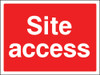 Site access sign