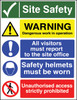 Site Safety sign Warning... Correx Sign