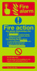 Nite-glo Fire alarm Fire action notice