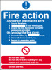 Fire Action notice