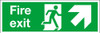 Fire exit Sign Up/Right