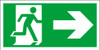 Fire exit sign, Running Man Right