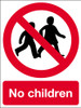 No children sign