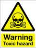 Warning toxic hazard sign