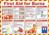 First Aid For Burns Safety Poster