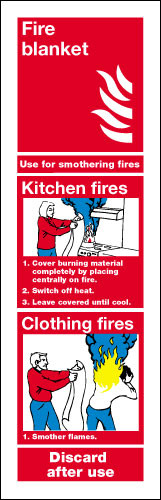 Fire blanket safety sign Signs 2 Safety