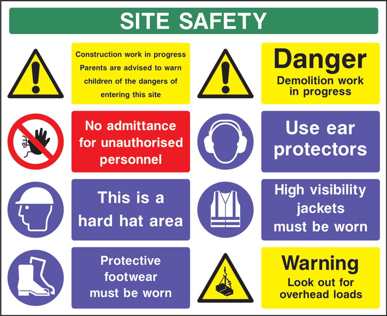 Site Safety 1 Costruction Sign