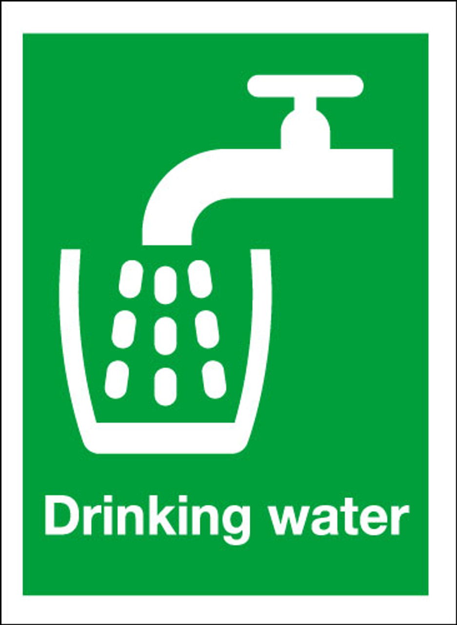 Drinking water sign