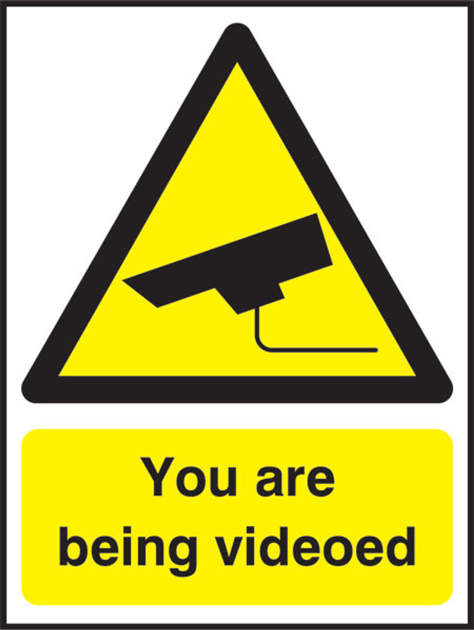 You are being videoed.