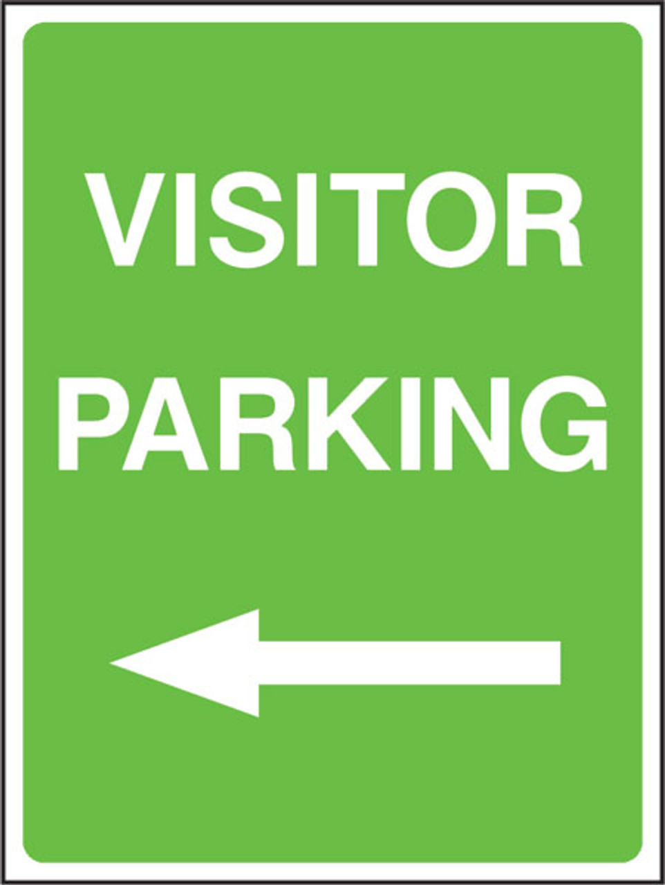 Visitor parking left