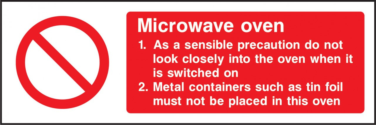 Microwave oven.