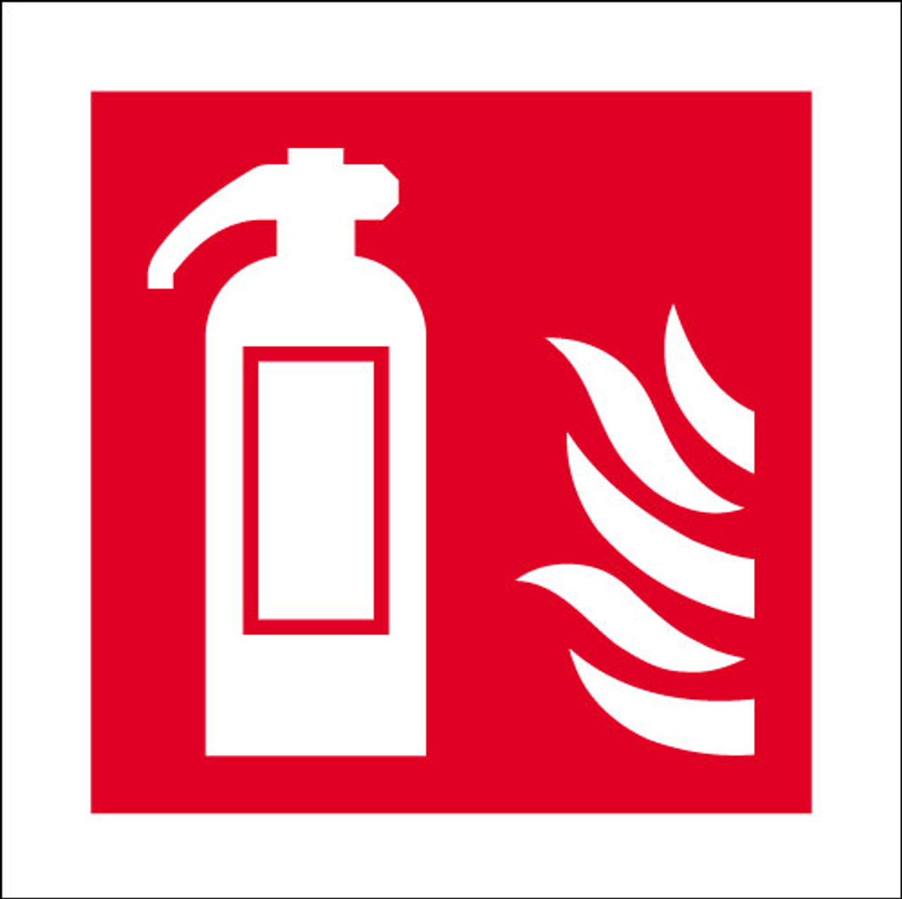 Fire Extinguisher Logo Safety Sign